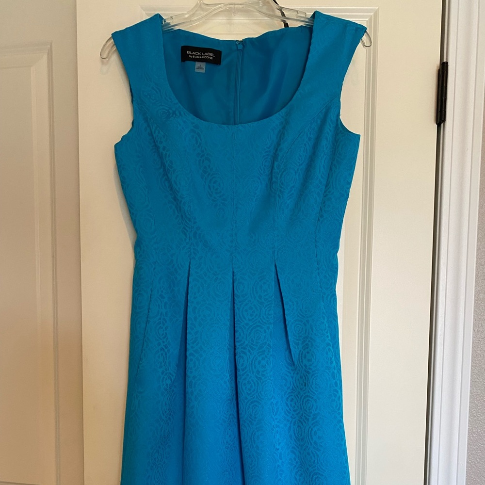 Evan Picone Black Label fit and flare dress sz 2